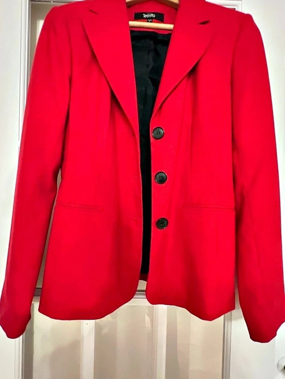 Vintage TeenFlo Red Tailored Jacket / Coat – Size 8 – Made in Canada